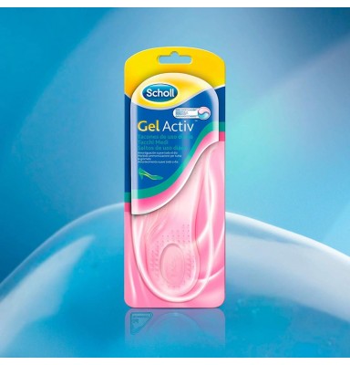 SCHOLL PLANTILLA GEL ACTIV TACÓN USO DIARIO 2UDS.