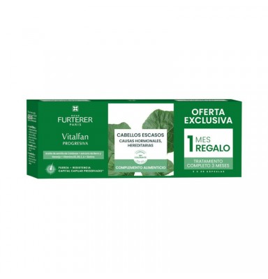 RENE FURTERER VITALFAN ANTICAÍDA PROGRESIVA 60 CÁPSULAS + 30 GRATIS