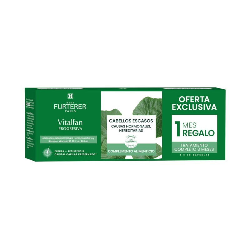 RENE FURTERER VITALFAN ANTICAÍDA PROGRESIVA 60 CÁPSULAS + 30 GRATIS