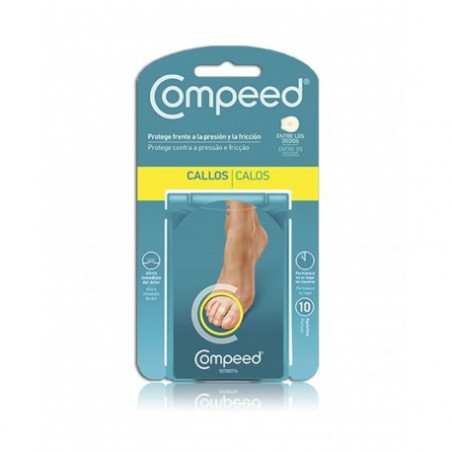  COMPEED CALLUS PROTECTION ENTRE LOS DEDOS 10 APÓSITOS 