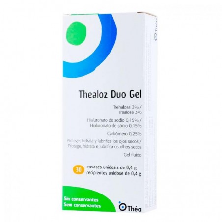  THEALOZ DUO GEL 30X0,4G UNIDOSIS 