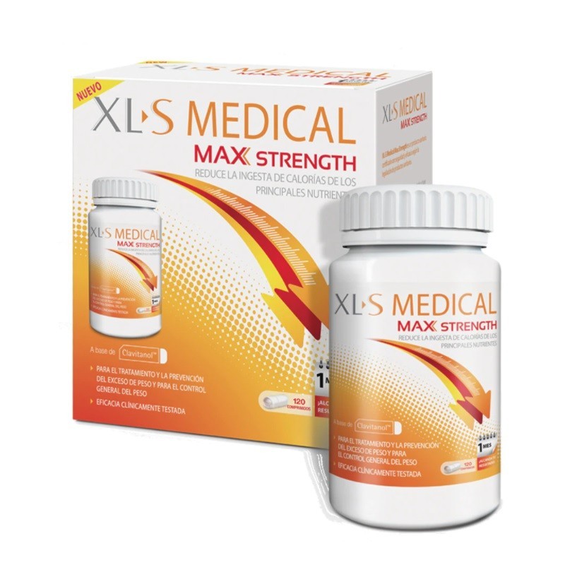 XLS MEDICAL MAX STRENGTH TRIPLE ACCIÓN 120 COMPRIMIDOS