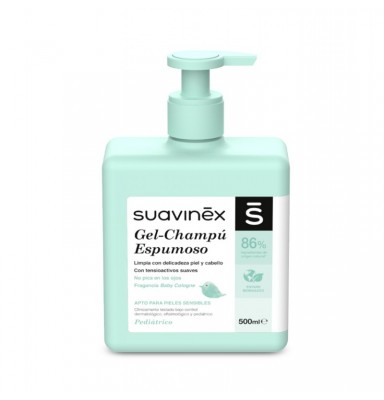 SUAVINEX GEL CHAMPÚ ESPUMOSO 500ML