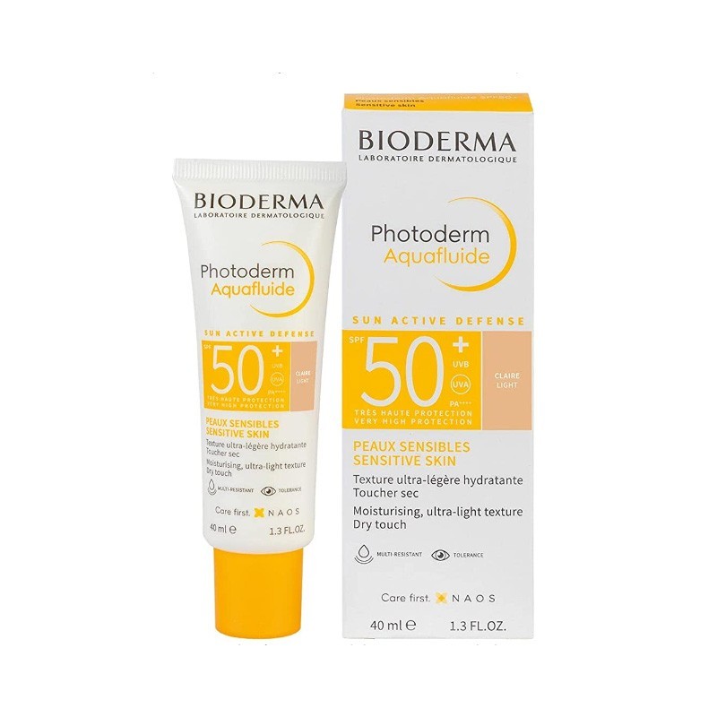 BIODERMA PHOTODERM AQUAFLUIDE TOQUE SECO COLOR CLARO SPF50+ (40ML)