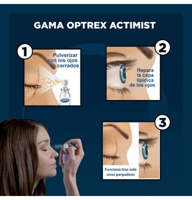 OPTREX ACTIMIST SPRAY OCULAR 2 EN 1 OJOS SECOS Y CANSADOS 10ML