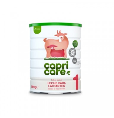 CAPRICARE 1 LECHE PARA LACTANTES A BASE DE LECHE DE CABRA 800GR NUEVA FÓRMULA