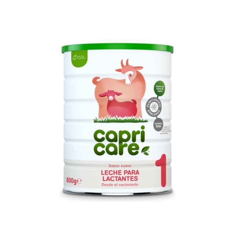 CAPRICARE 1 LECHE PARA LACTANTES A BASE DE LECHE DE CABRA 800GR NUEVA FÓRMULA