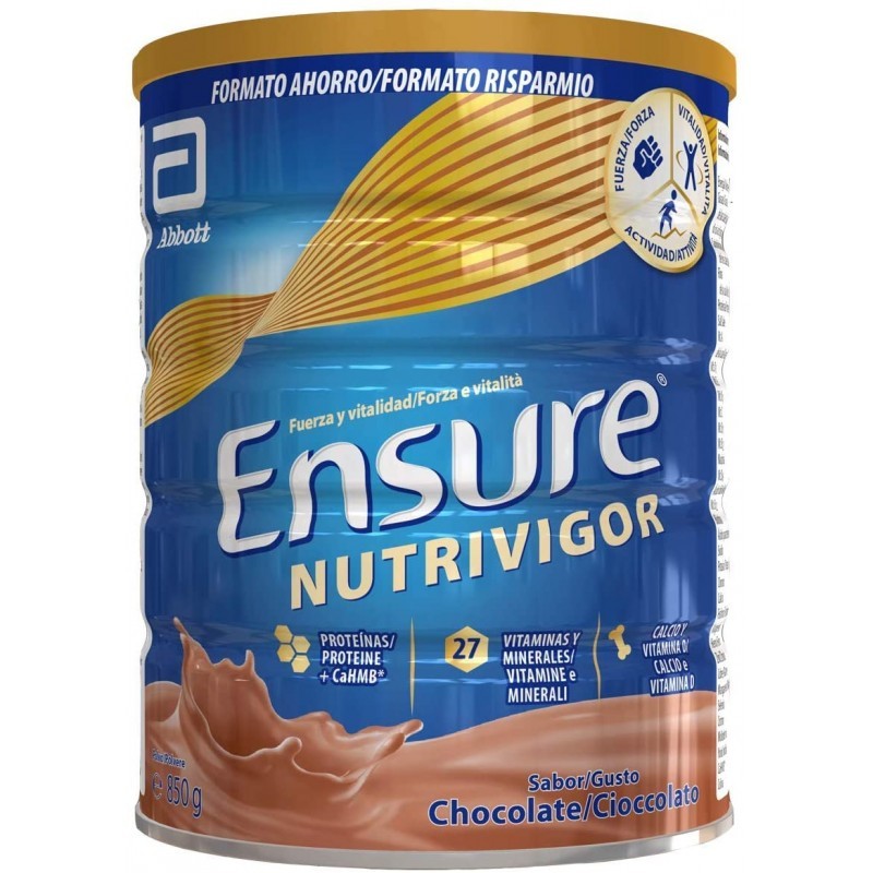 ENSURE NUTRIVIGOR CHOCOLATE POLVO 850GR