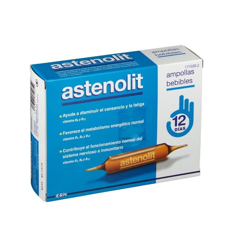 ASTENOLIT AMPOLLAS BEBIBLES 12X10ML