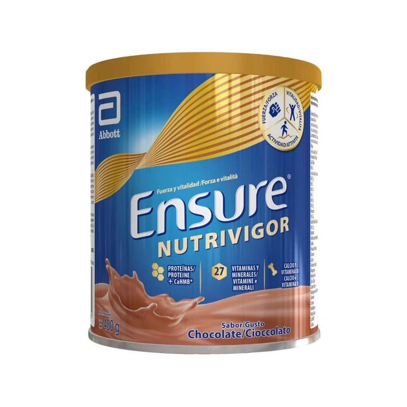 ENSURE NUTRIVIGOR CHOCOLATE POLVO 400GR