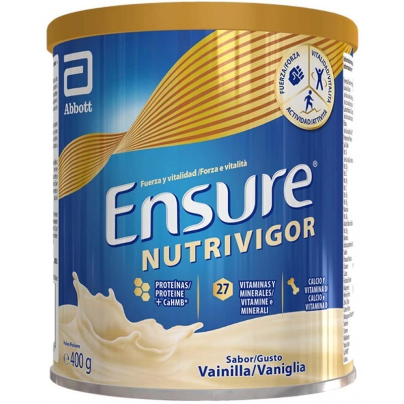 ENSURE NUTRIVIGOR VAINILLA POLVO 400GR