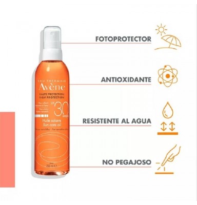 AVENE ACEITE SOLAR SPF30 200ML