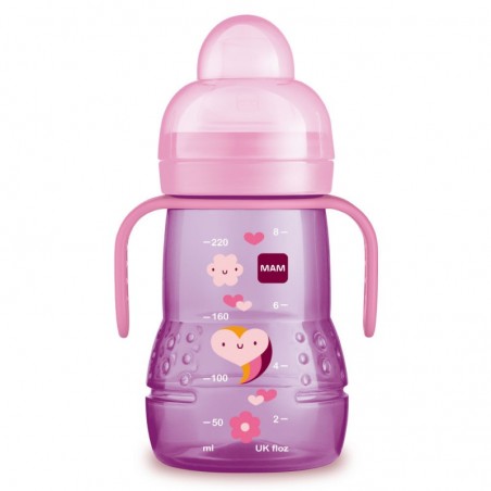  MAM BIBERÓN VASO DE APRENDIZAJE TRAINER 220ML ROSA 