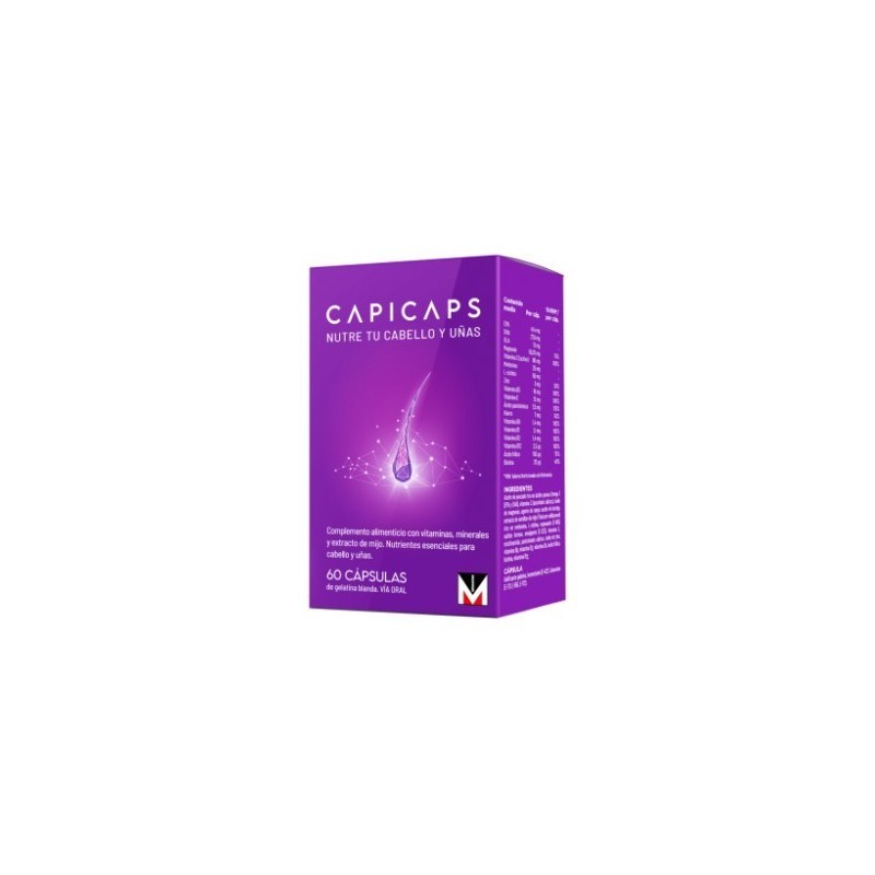 CAPICAPS CABELLO Y UÑAS 60 CÁPSULAS