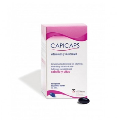 CAPICAPS CABELLO Y UÑAS 60 CÁPSULAS