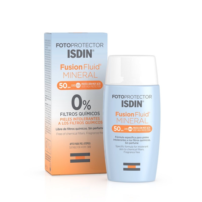 ISDIN FUSION FLUID MINERAL SPF 50+ PROTECTOR SOLAR 50ML