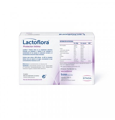 LACTOFLORA PROTECTOR ÍNTIMO 20 CÁPSULAS