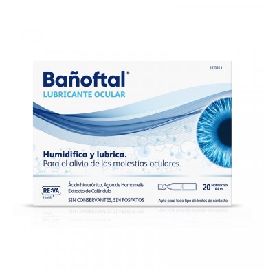 BANOFTAL GOTAS OFTÁLMICAS LUBRICANTE OCULAR 20X0,4ML