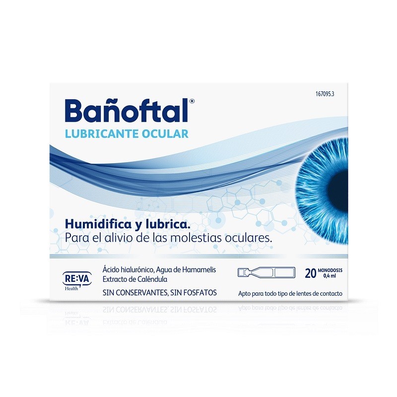 BANOFTAL GOTAS OFTÁLMICAS LUBRICANTE OCULAR 20X0,4ML