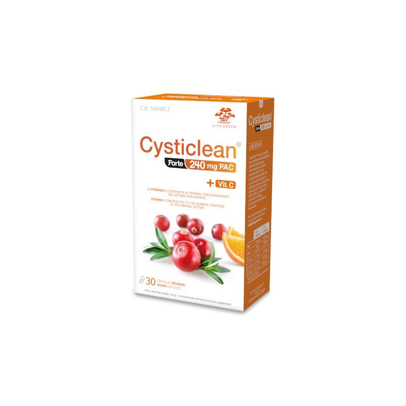 CYSTICLEAN FORTE 240MG PAC 30 CÁPSULAS