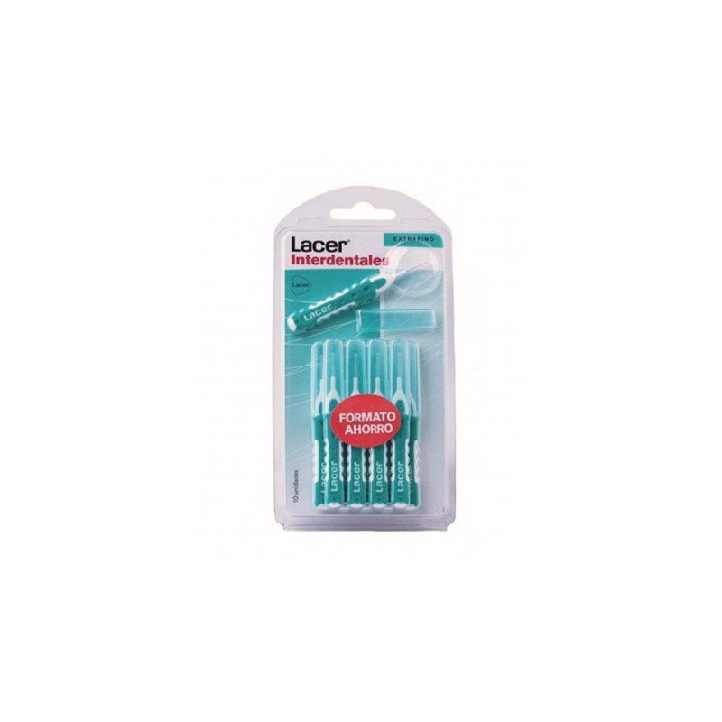 LACER INTERDENTAL EXTRAFINO 10 UNIDADES