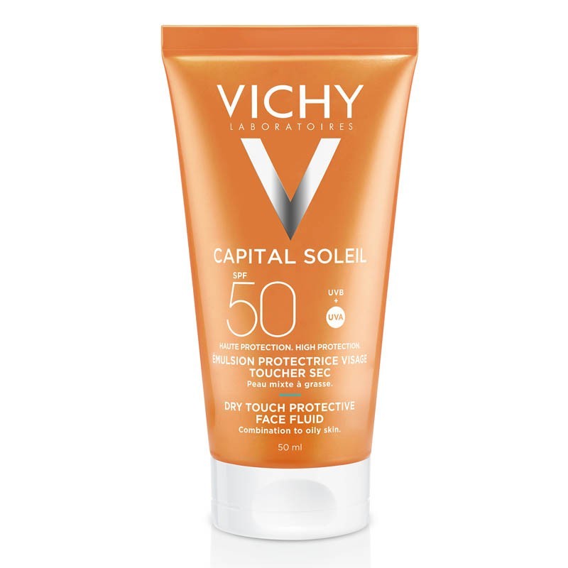 VICHY CAPITAL SOLEIL EMULSIÓN FACIAL TACTO SECO SPF50 50ML