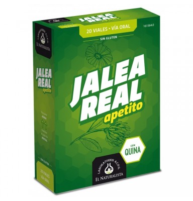 JALEA REAL APETITO CON QUINA EL NATURALISTA 20 VIALES