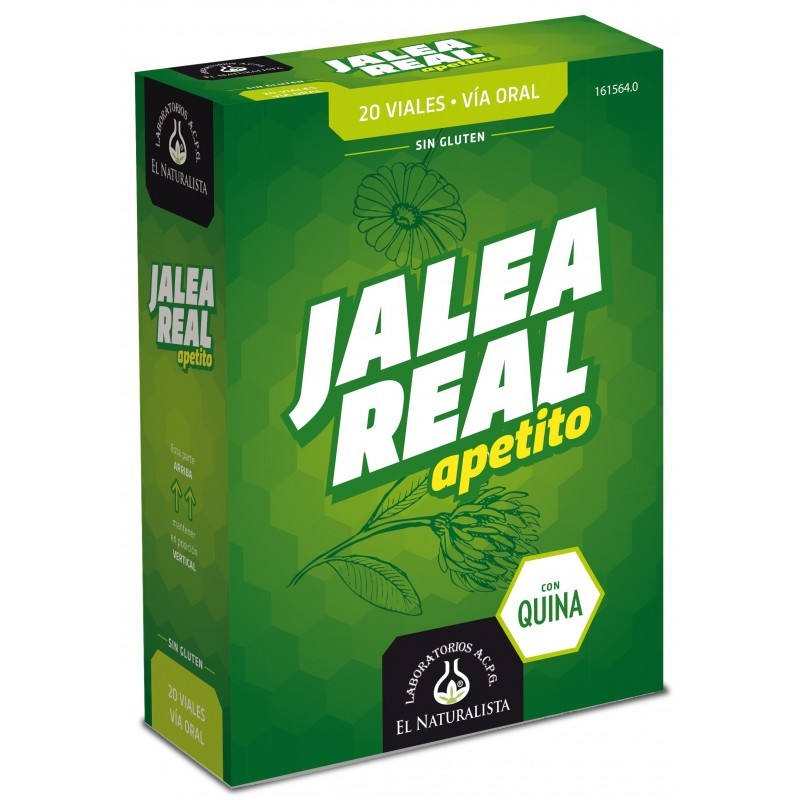 JALEA REAL APETITO CON QUINA EL NATURALISTA 20 VIALES