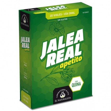  JALEA REAL APETITO CON QUINA EL NATURALISTA 20 VIALES 