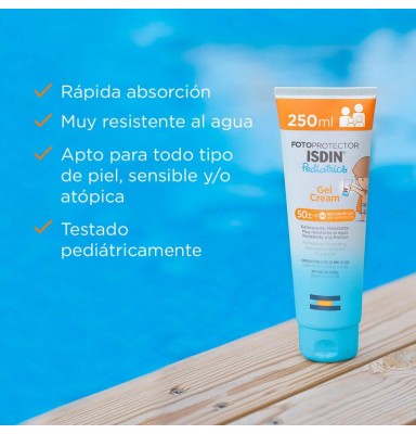 ISDIN PEDIATRICS GEL CREMA FOTOPROTECTOR SPF 50+ (250ML)