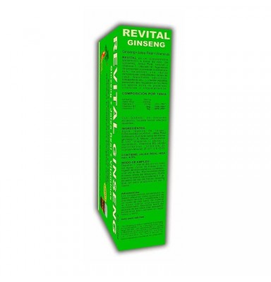 REVITAL GINSENG + JALEA REAL + VITAMINAS 20 VIALES