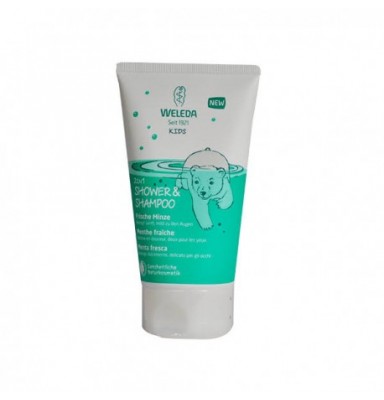 WELEDA CHAMPÚ Y GEL 2 EN 1 KIDS MENTA FRESCA