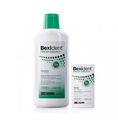 BEXIDENT FRESH BREATH COLUTORIO 500ML + SPAY USO DIARIO 15ML