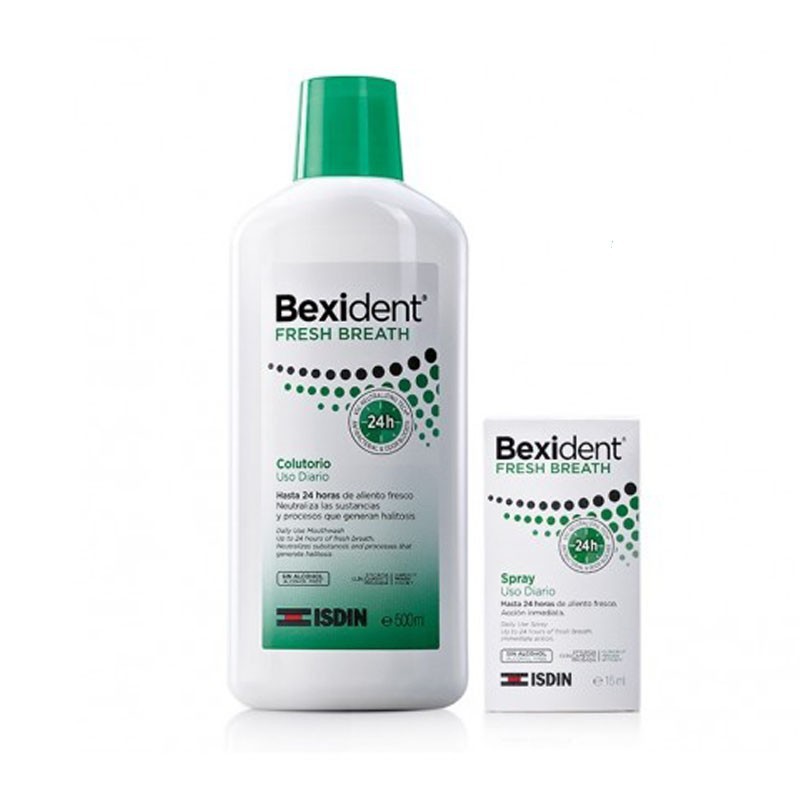 BEXIDENT FRESH BREATH COLUTORIO 500ML + SPAY USO DIARIO 15ML