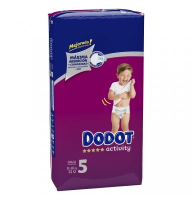 DODOT ACTIVITY TALLA 5 (11-16 KILOS) 52 UNIDADES