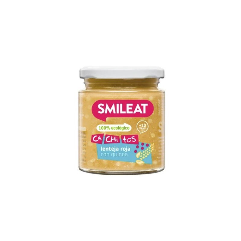 SMILEAT TARRITO ECOLÓGICO CACHITOS LENTEJAS CON QUINOA 230G