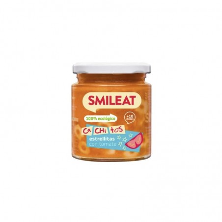  SMILEAT TARRITO ECOLÓGICO CACHITOS ESTRELLITAS PASTA CON TOMATE 230G 