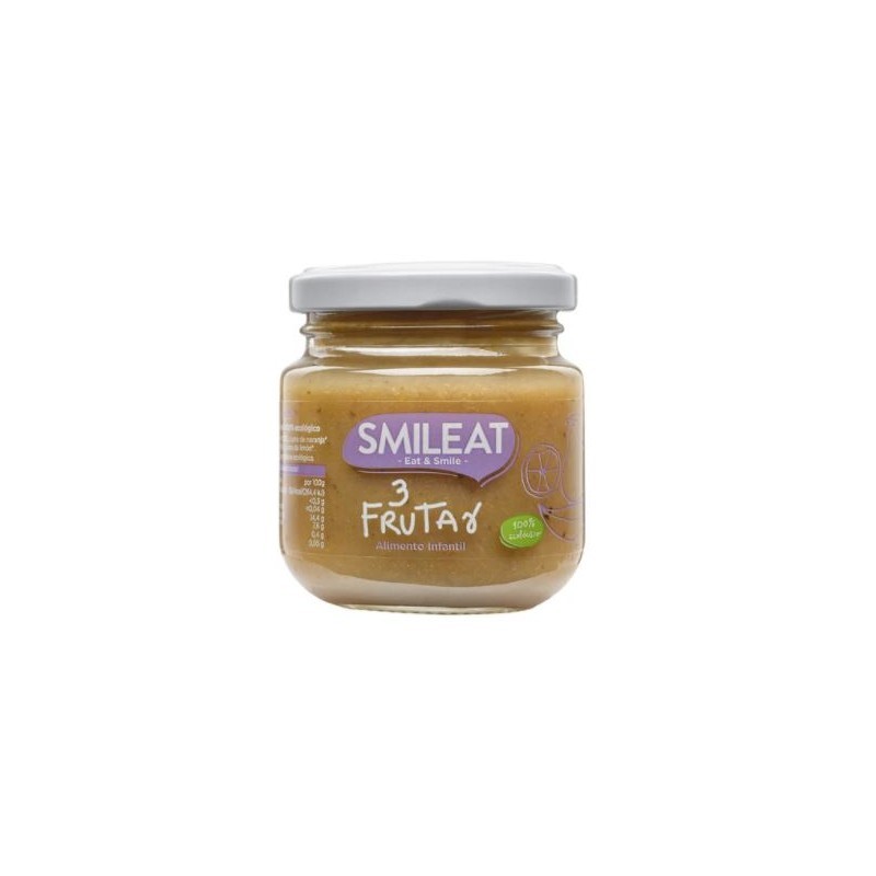 SMILEAT TARRITO ECOLÓGICO TRES FRUTAS 130G