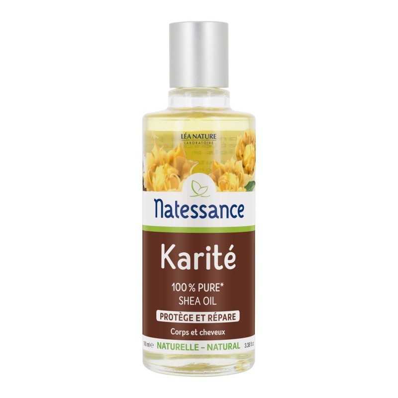 NATESSANCE ACEITE DE KARITE NATURAL PURO 100 ML