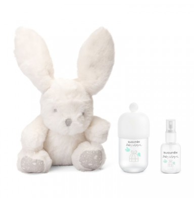 SUAVINEX COLONIA INFANTIL COFRE 100ML + 50ML + CONEJITO DE PELUCHE DE REGALO