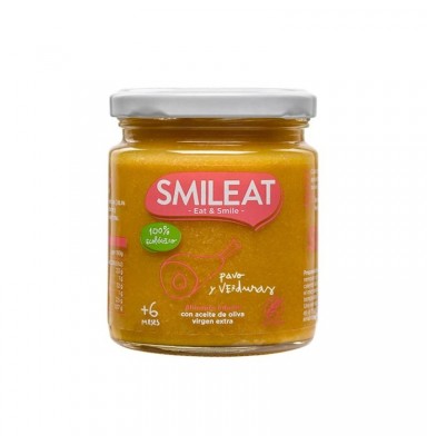 SMILEAT TARRITO ECOLÓGICO DE PAVO CON VERDURAS 230G