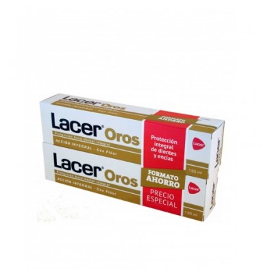 LACER OROS PASTA DENTÍFRICA DUPLO 2X125ML