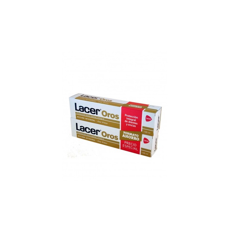 LACER OROS PASTA DENTÍFRICA DUPLO 2X125ML