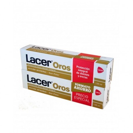  LACER OROS PASTA DENTÍFRICA DUPLO 2X125ML 