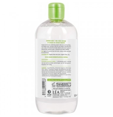 SOBIO AGUA MICELAR PURIFICANTE ZINC, ALOE VERA & LIMA 500ML