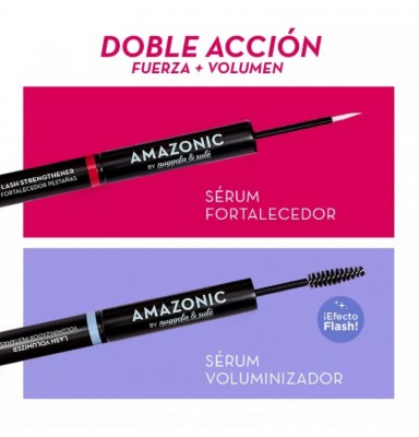 NUGGELA & SULÉ AMAZONIC PESTAÑAS SÉRUM FORTALECEDOR + VOLUMINIZADOR (3ML + 3ML)