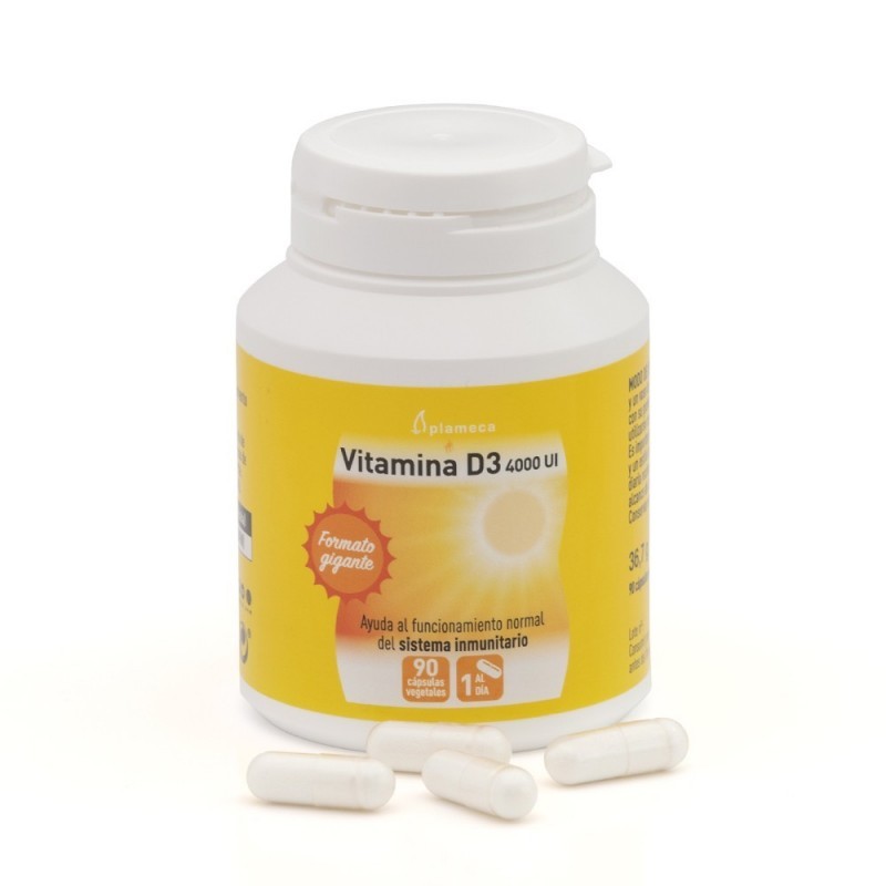 PLAMECA VITAMINA D3 4000 UI 90 CÁPSULAS VEGETALES