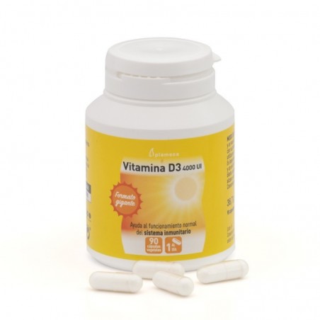  PLAMECA VITAMINA D3 4000 UI 90 CÁPSULAS VEGETALES 