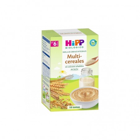  HIPP BIOLÓGICO PAPILLA MULTICEREALES INTEGRALES +6 MESES 400GR 