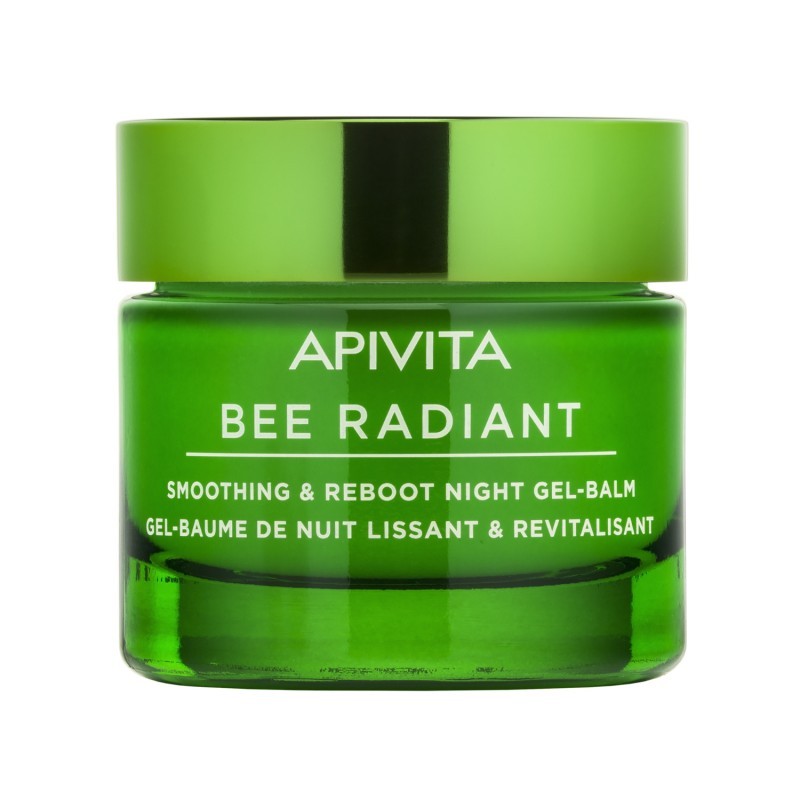 APIVITA BEE RADIANT GEL-BÁLSAMO DE NOCHE ALISA Y RESTAURA LA PIEL 50ML